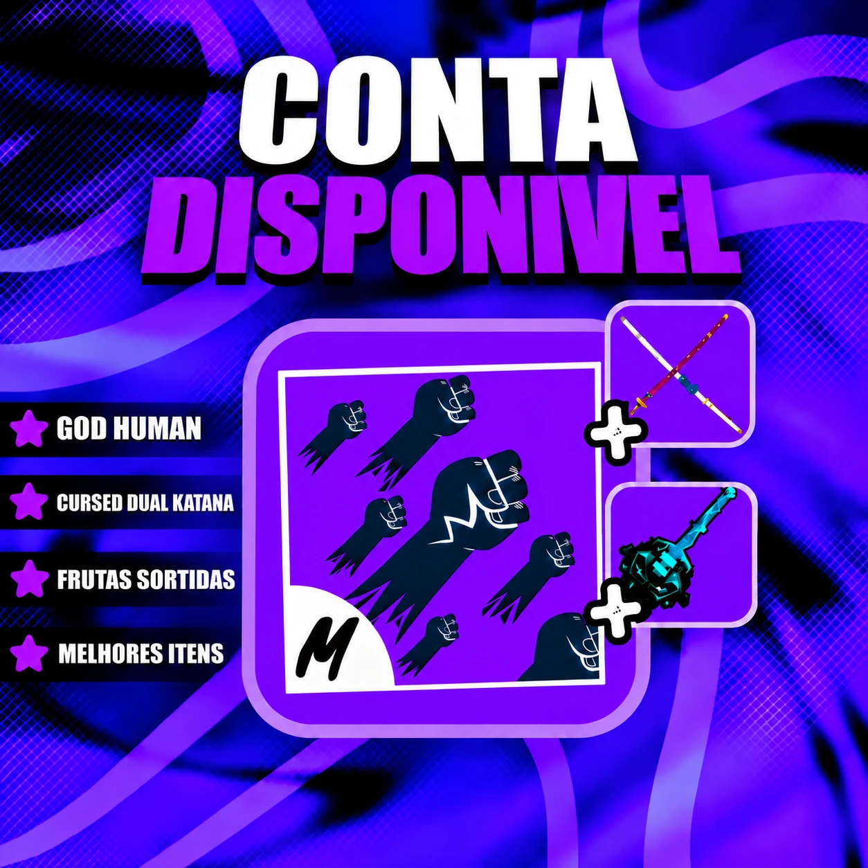 『 ⚔️ 』 GODHUMAN + CDK + LEVEL MÁX